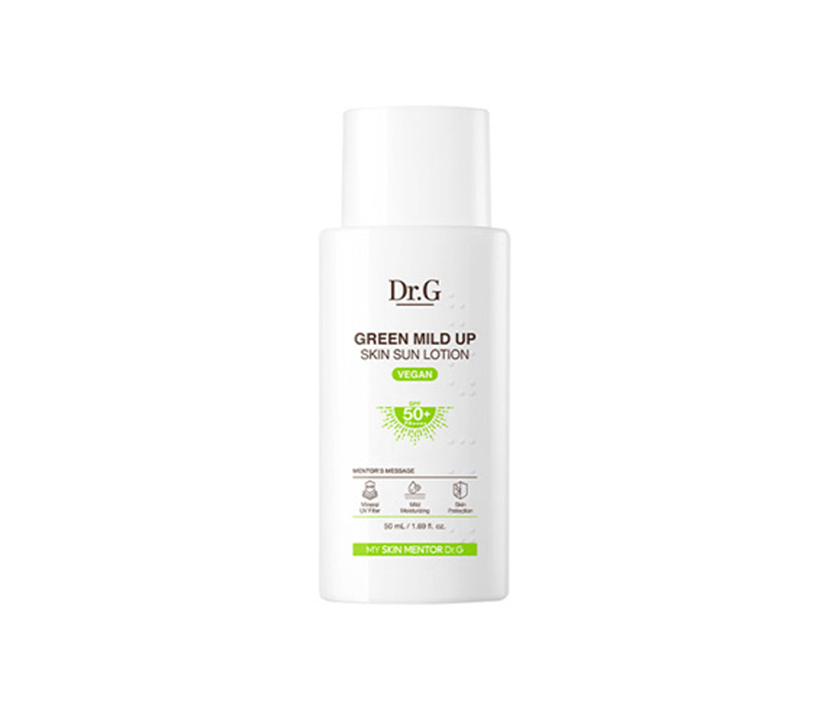 [DR.G] Green Mild Up Skin Sun Lotion Vegan - 50ml (SPF50+ PA++++)